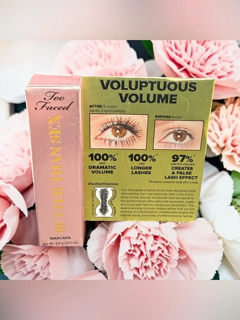 🏷️‼️5/$25🏷️‼️🖤TOO FACED🖤Better Than Sex Mascara in Intense Black/NIB